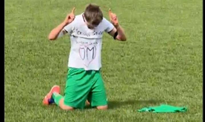 Syn Jacka Magiery STRZELA GOLA i... DEDYKUJE GO TACIE [VIDEO]